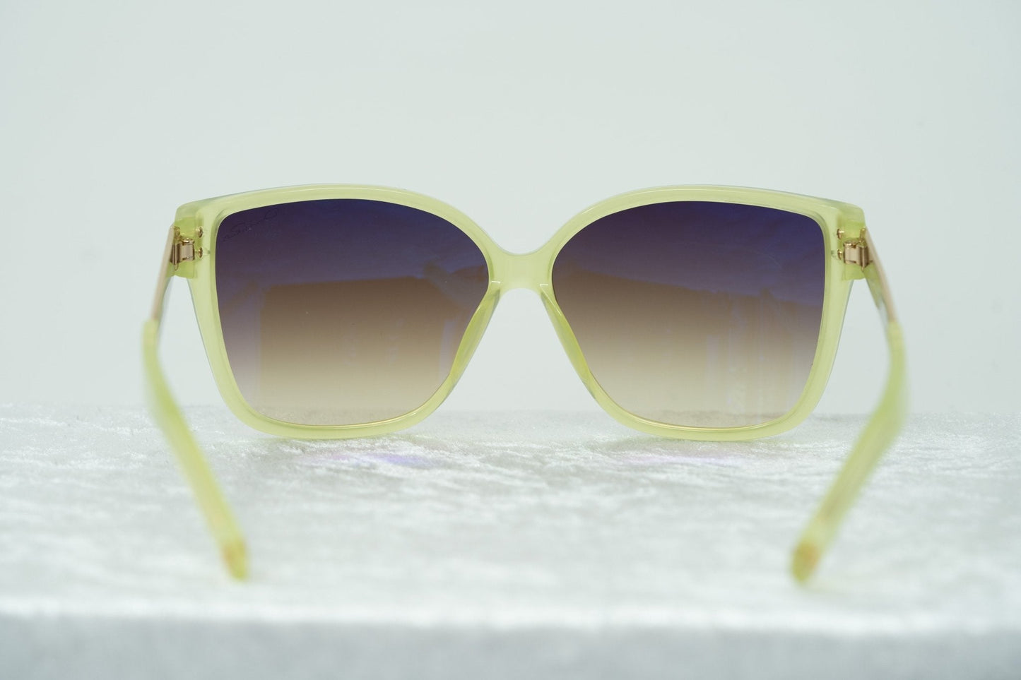 Oscar De La Renta Sunglasses Oversized Green and Brown