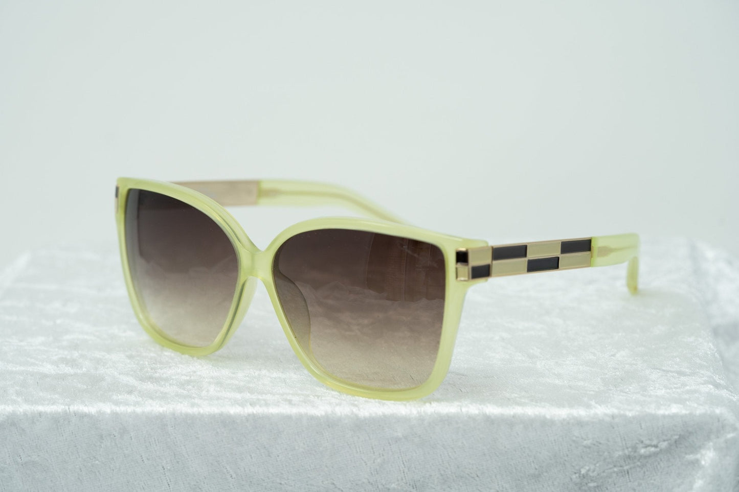 Oscar De La Renta Sunglasses Oversized Green and Brown