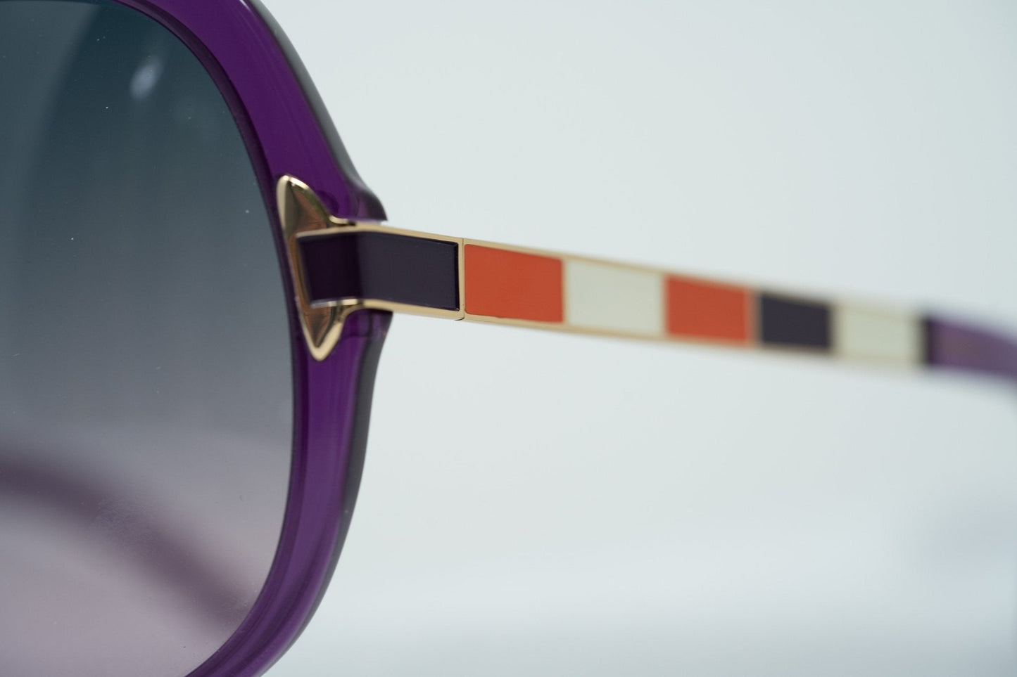 Oscar De La Renta Sunglasses Oversized Purple and Grey