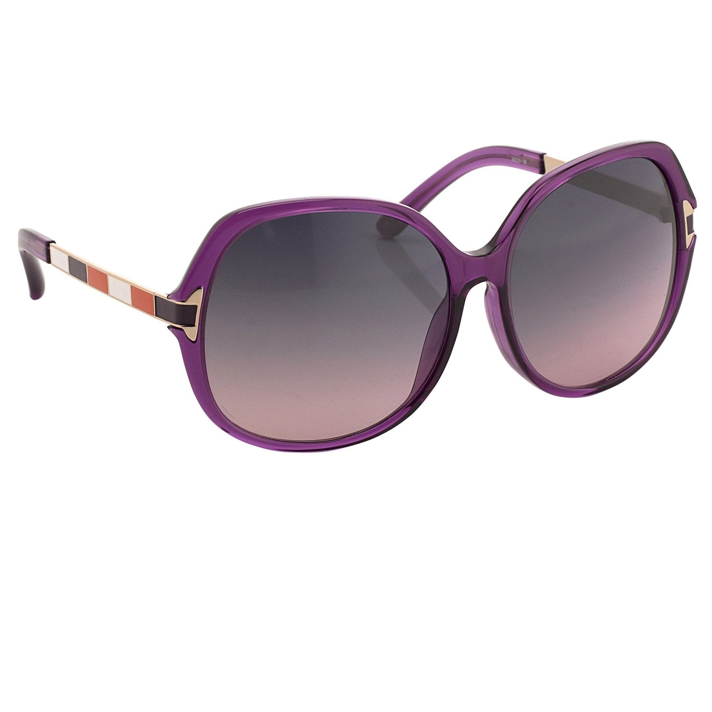 Oscar De La Renta Sunglasses Oversized Purple and Grey