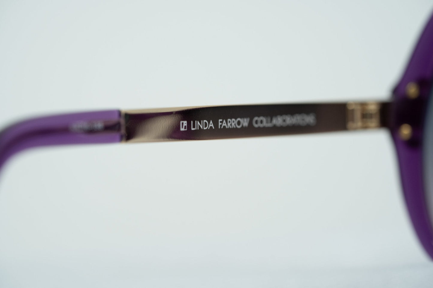 Oscar De La Renta Sunglasses Oversized Purple and Grey