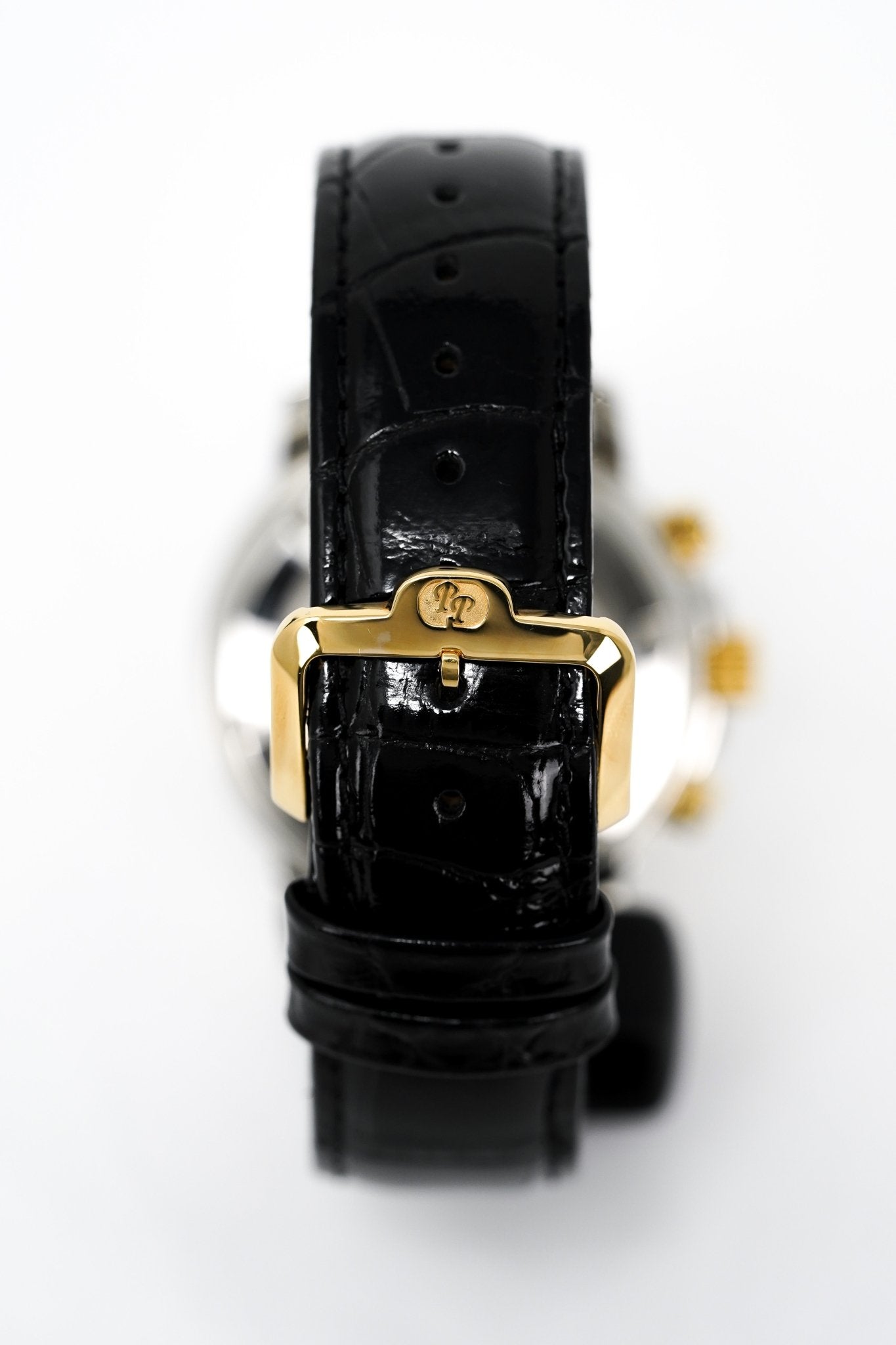 Paul Picot Men's Watch Chronosport Chronograph Black 18K Gold P7005322.332