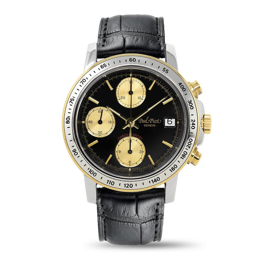 Paul Picot Men's Watch Chronosport Chronograph Black P7005.320.354