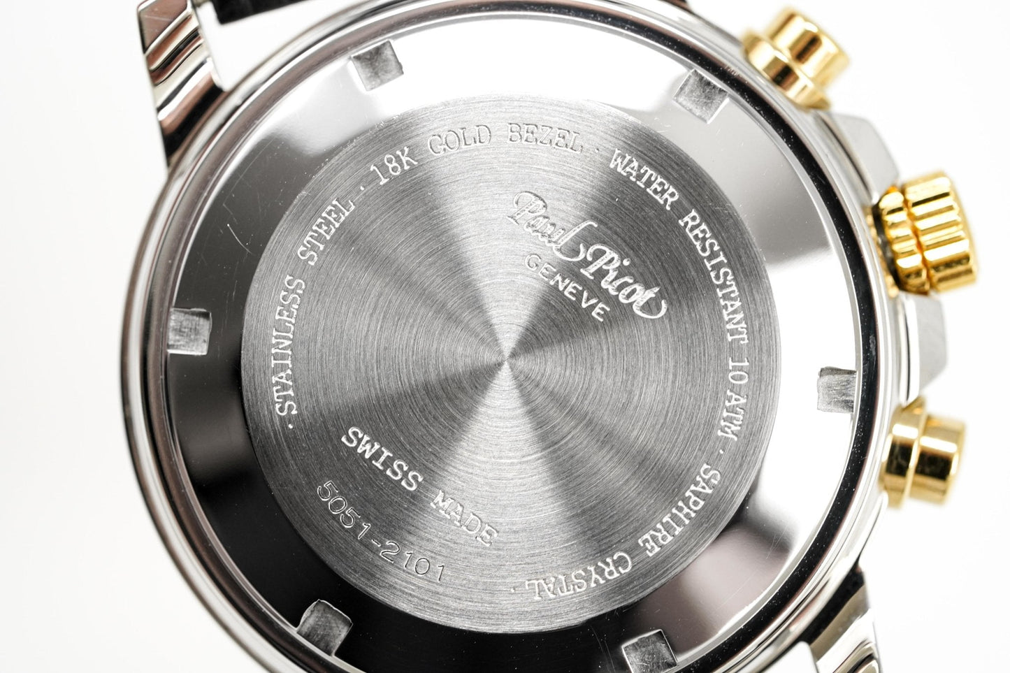 Paul Picot Men's Watch Chronosport Chronograph Black P7005.322.372