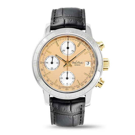 Paul Picot Men's Watch Chronosport Chronograph Salmon P7032.20.574