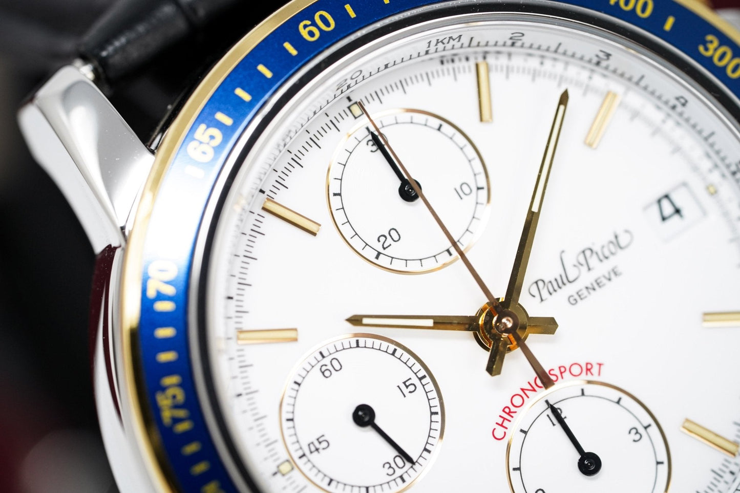 Paul Picot Men's Watch Chronosport Chronograph White P7005.W22.112