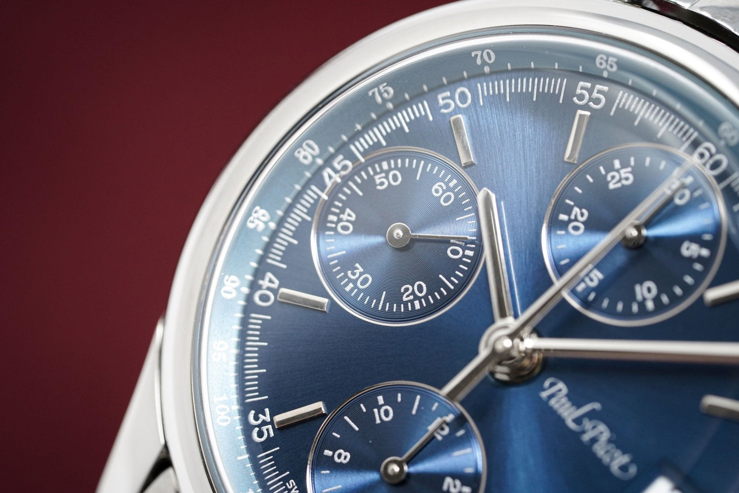 Paul Picot Men's Watch Telemark Chronograph Blue P4102.20.221/B