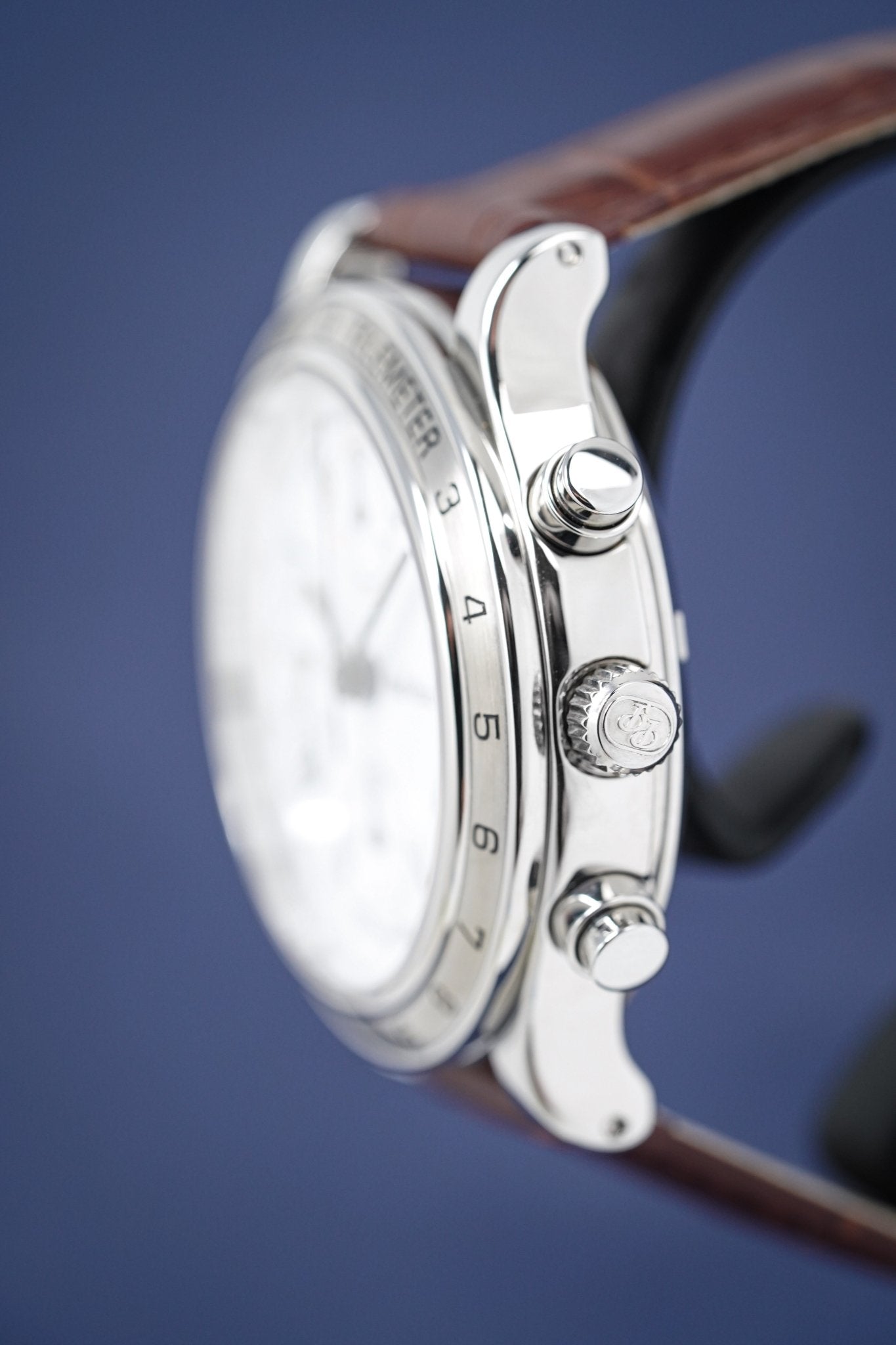 Paul Picot Men's Watch Telemeter Chronograph White P7004A20.113