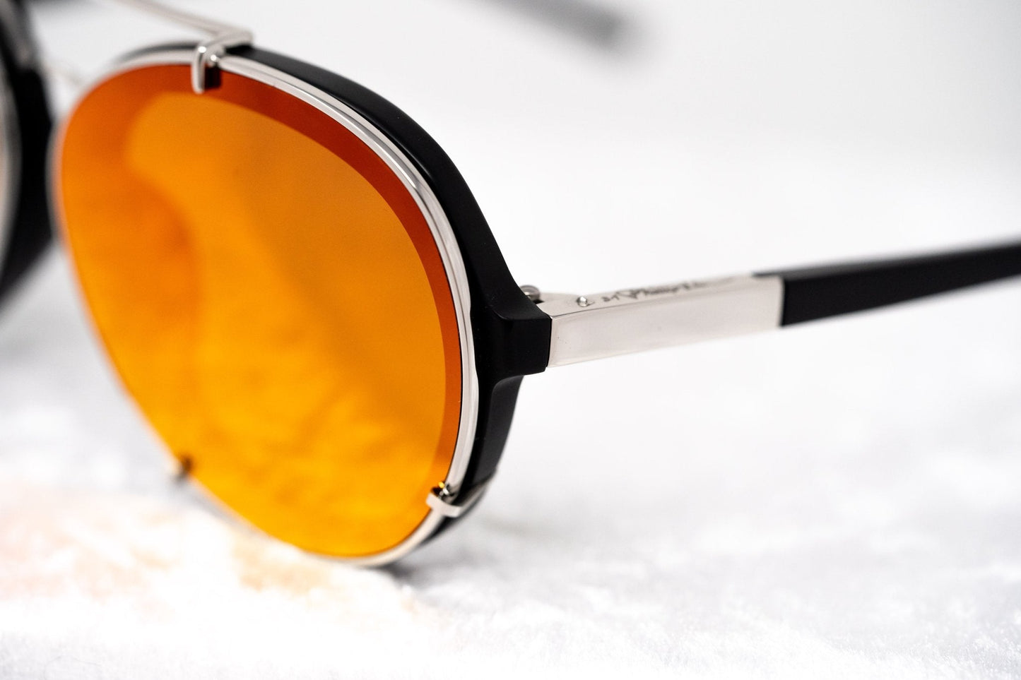 Phillip Lim Sunglasses Brushed Black and Red