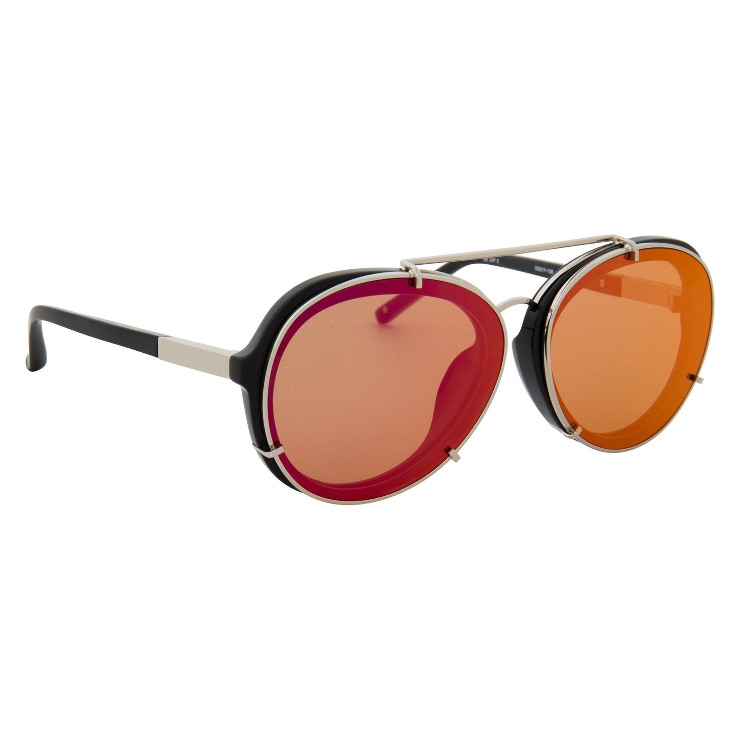 Phillip Lim Sunglasses Brushed Black and Red