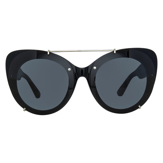 Phillip Lim Ladies Sunglasses Cat Eye Black PL167C1SUN