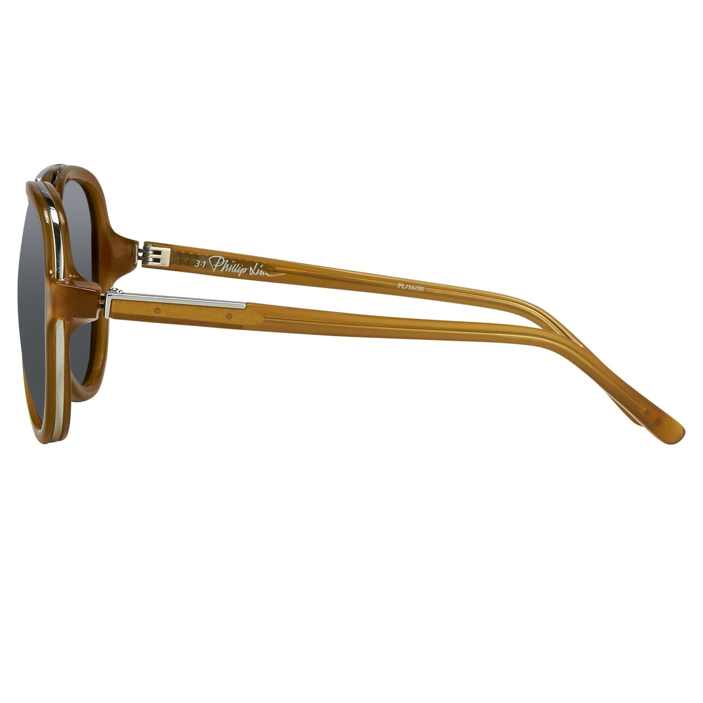 Phillip Lim Men's Sunglasses Honey and Fog Green PL16C30SUN