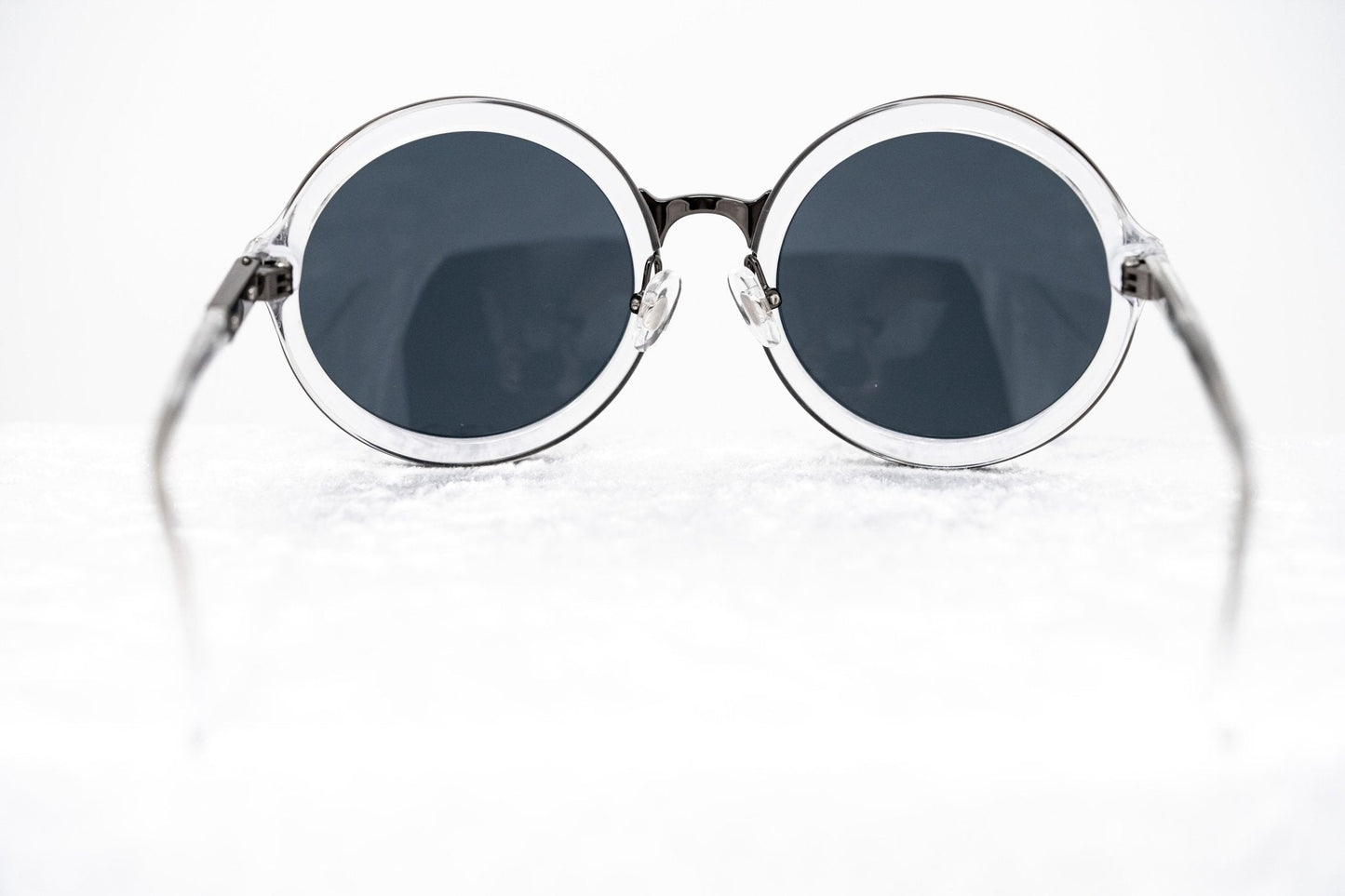 Phillip Lim Sunglasses Round Gun Metal and Blue