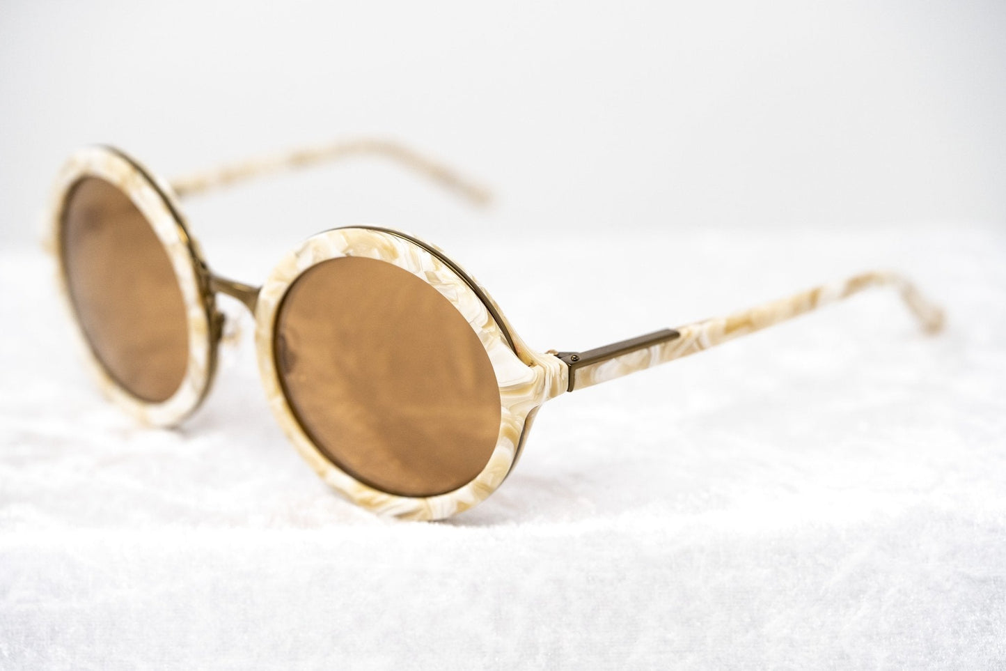 Phillip Lim Ladies Sunglasses Round Horn and Bronze PL11C30SUN