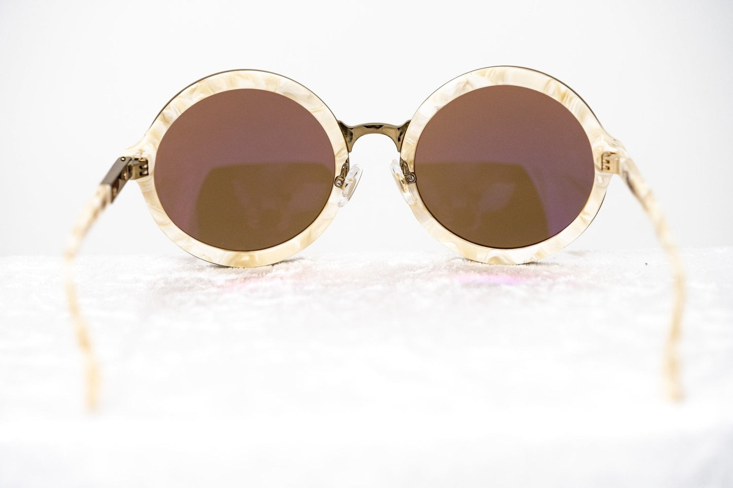 Phillip Lim Ladies Sunglasses Round Horn and Bronze PL11C30SUN