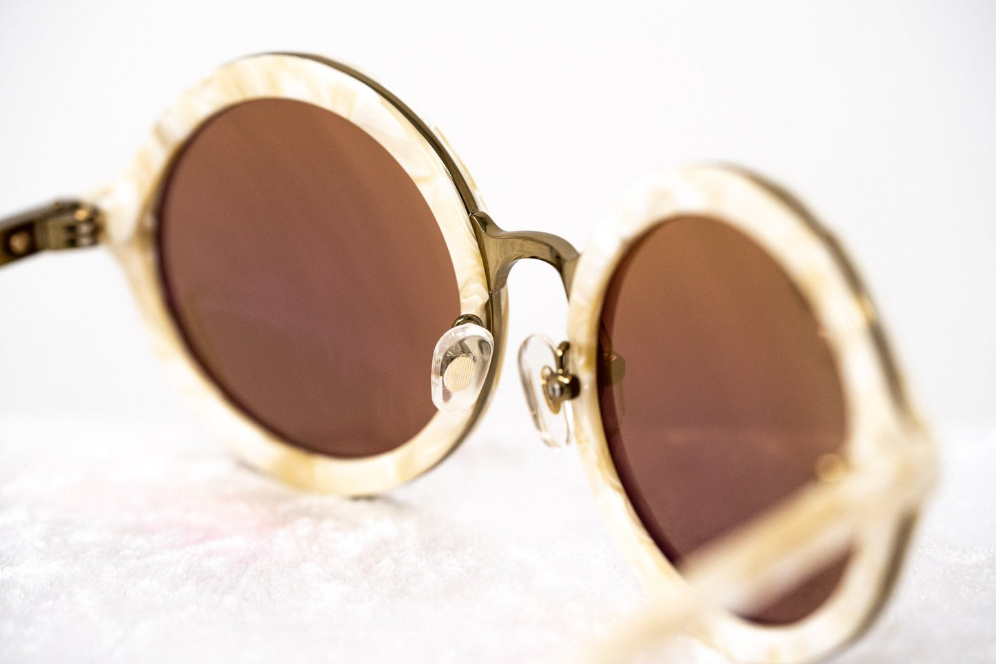 Phillip Lim Ladies Sunglasses Round Horn and Bronze PL11C30SUN