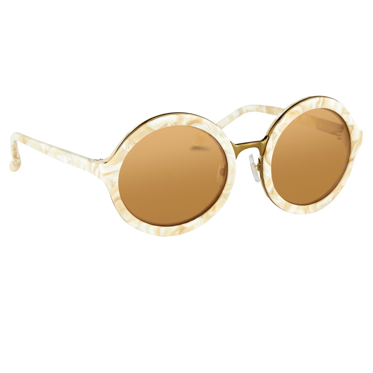 Phillip Lim Ladies Sunglasses Round Horn and Bronze PL11C30SUN