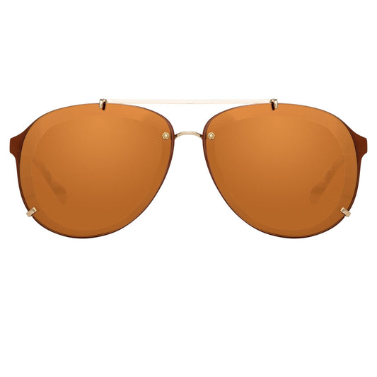 Phillip Lim Sunglasses Light Gold and Rust