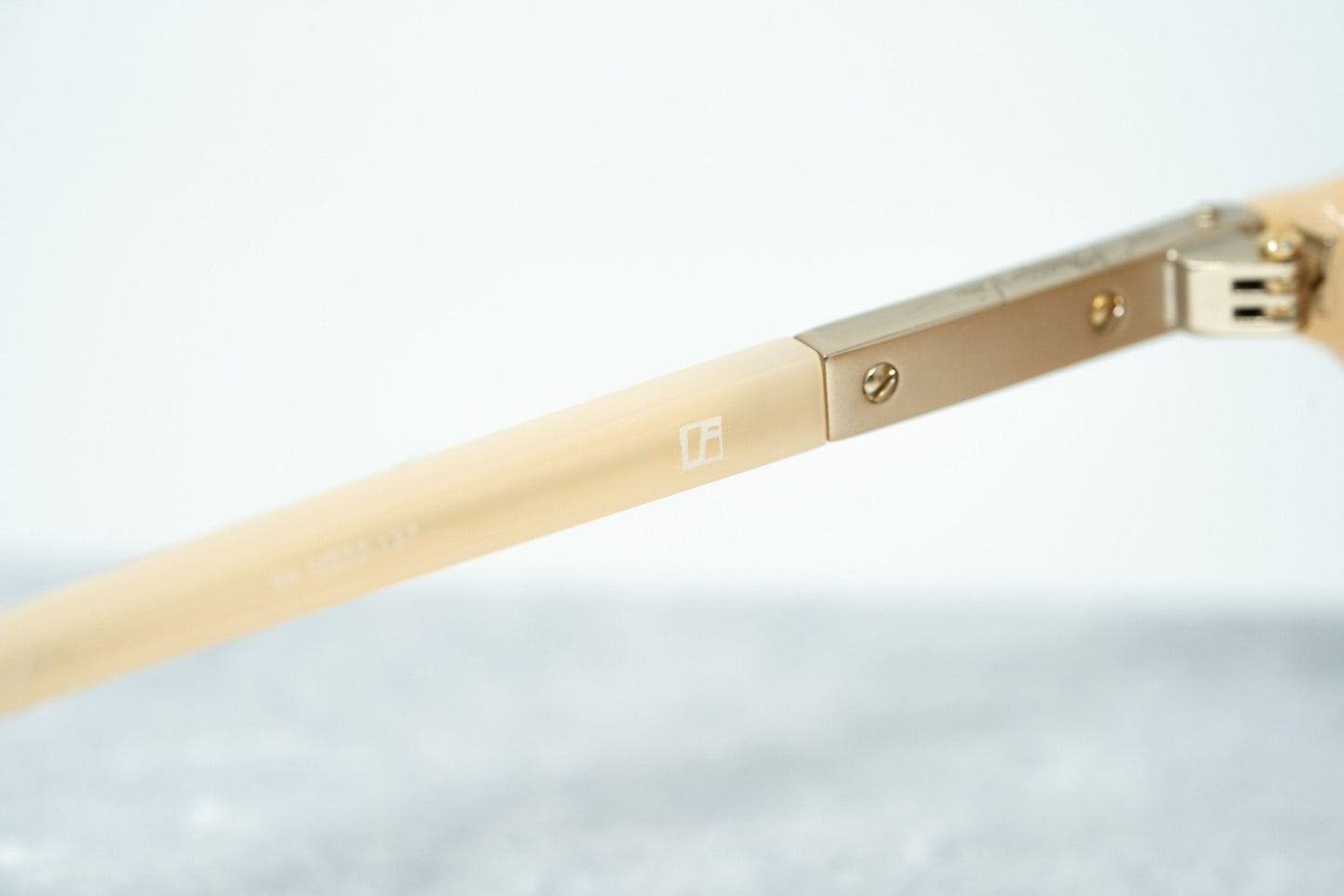 Phillip Lim Sunglasses Round Apricot and Dark Brown