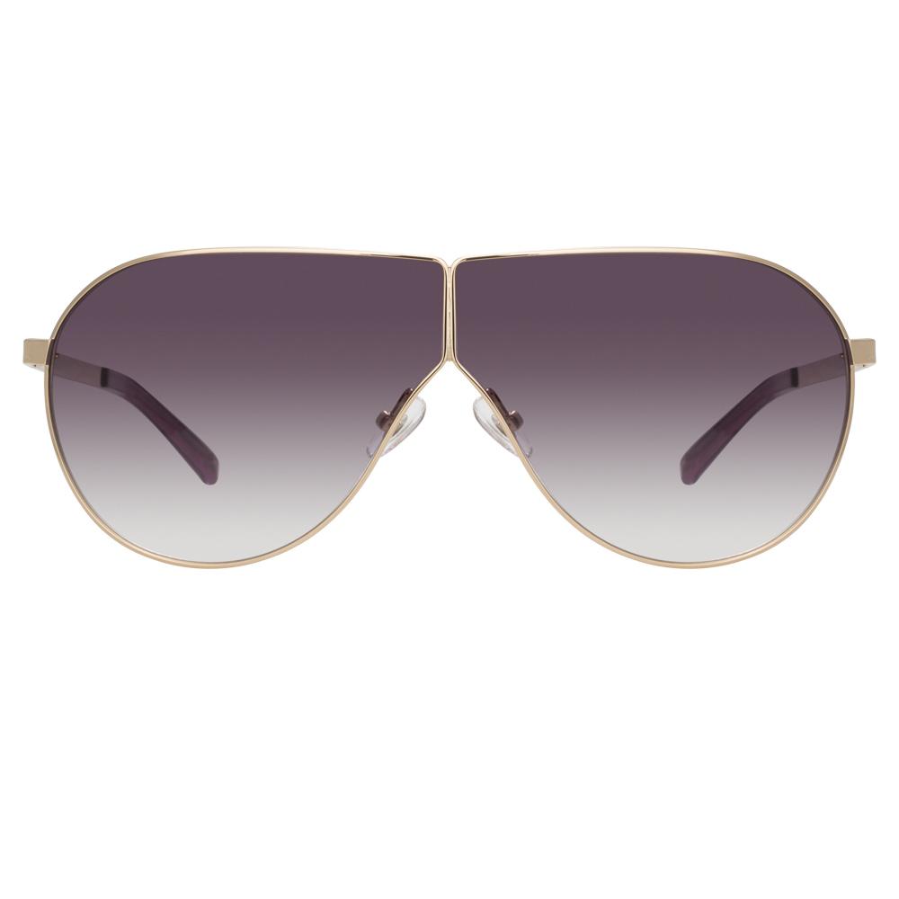 Phillip Lim Sunglasses Shield Gold and Purple PL171C11SUN