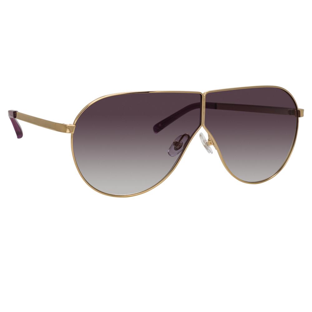 Phillip Lim Sunglasses Shield Gold and Purple PL171C11SUN