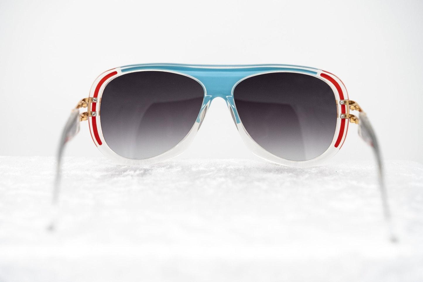 Prabal Gurung Sunglasses Blue Red and Grey
