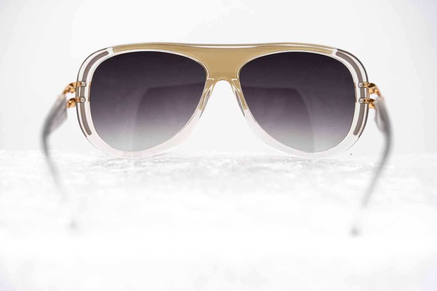 Prabal Gurung Sunglasses Olive Clear and Grey