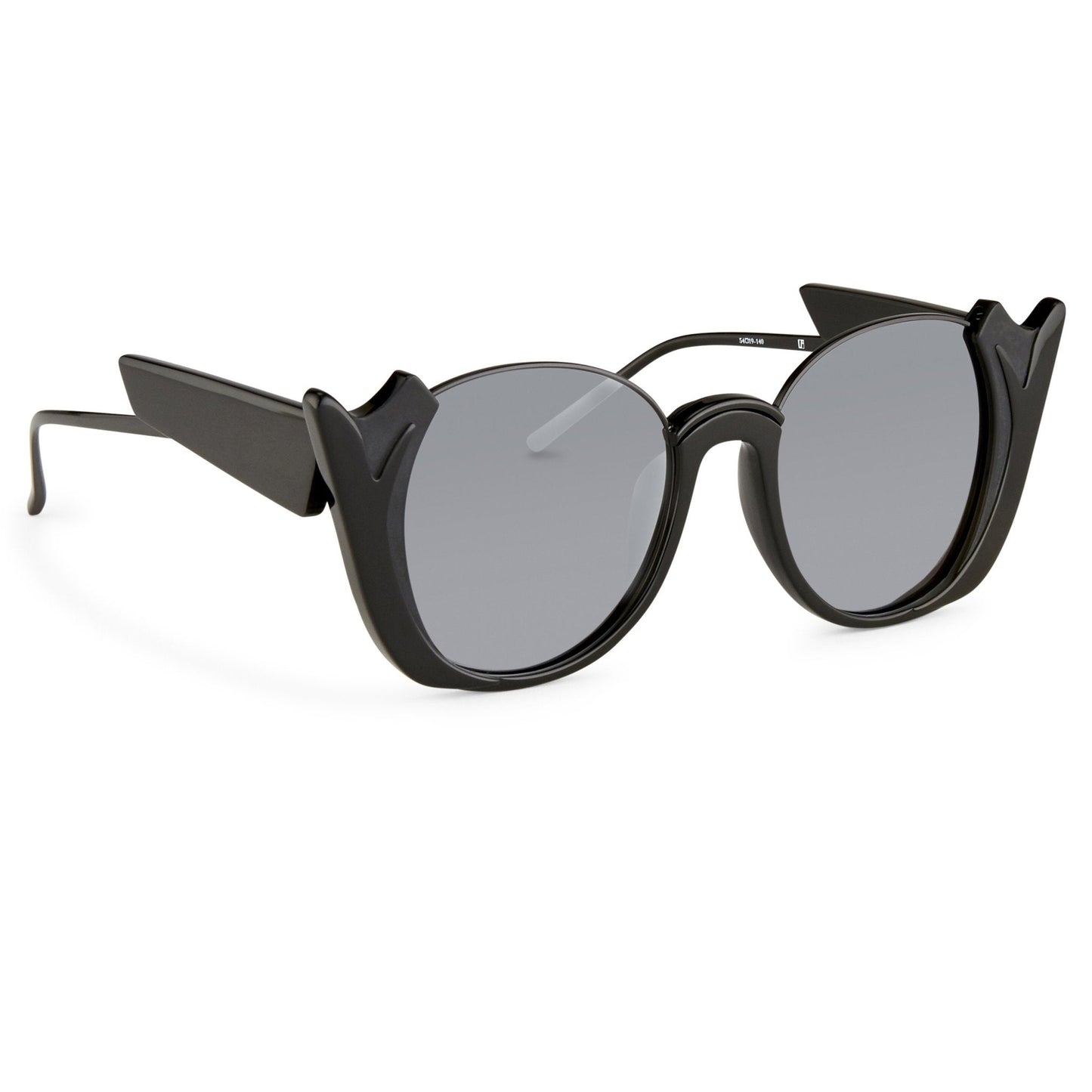 Prabal Gurung Sunglasses Round Black and Smoke