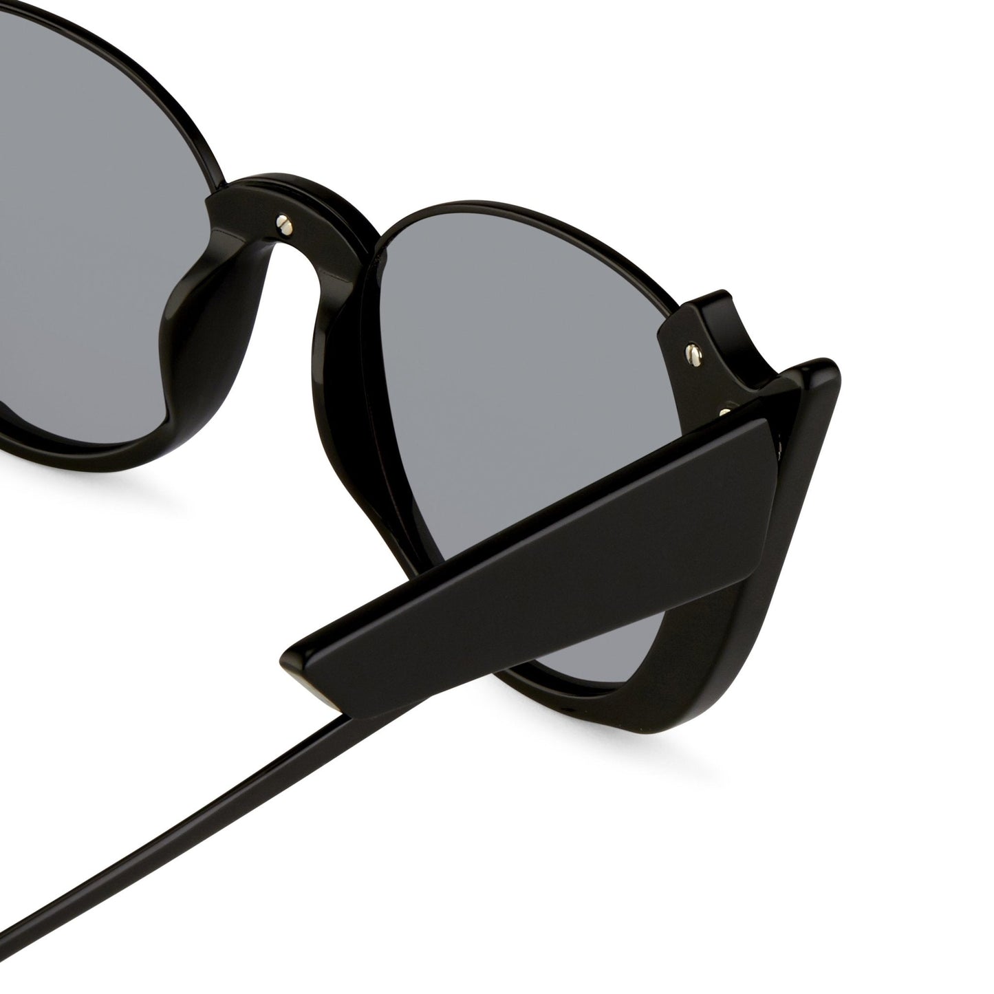 Prabal Gurung Sunglasses Round Black and Smoke