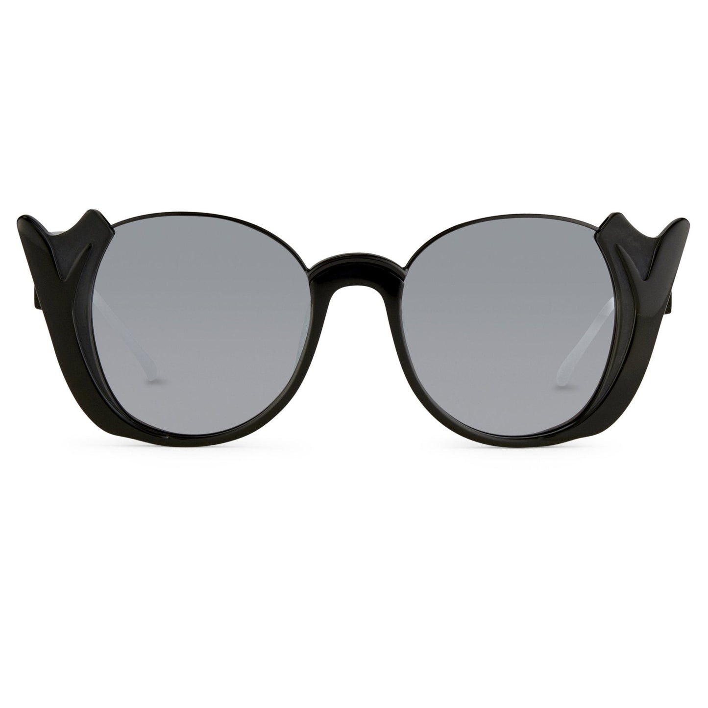 Prabal Gurung Sunglasses Round Black and Smoke