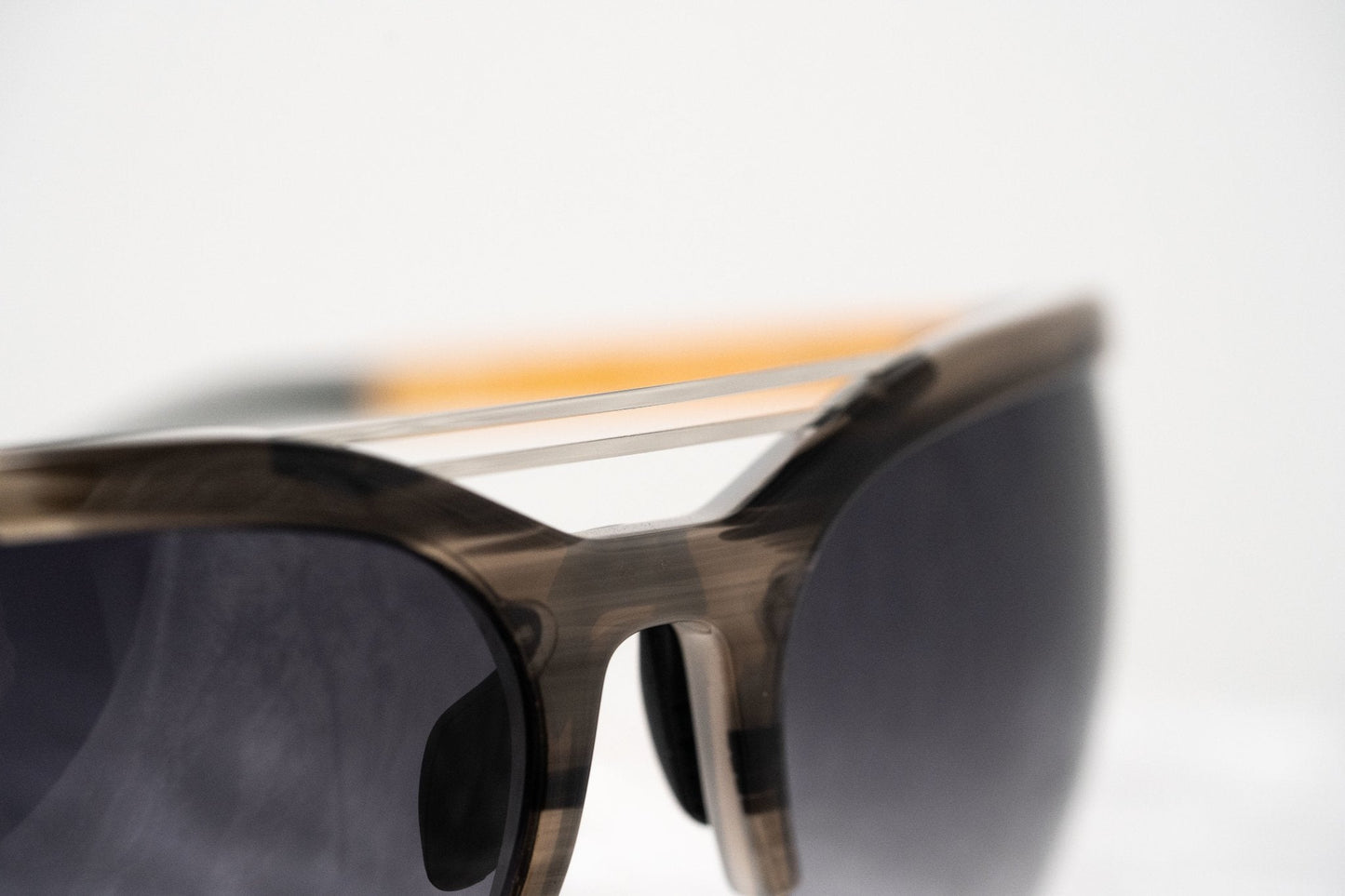 Prabal Gurung Sunglasses Special Grey Horn and Grey Gradient