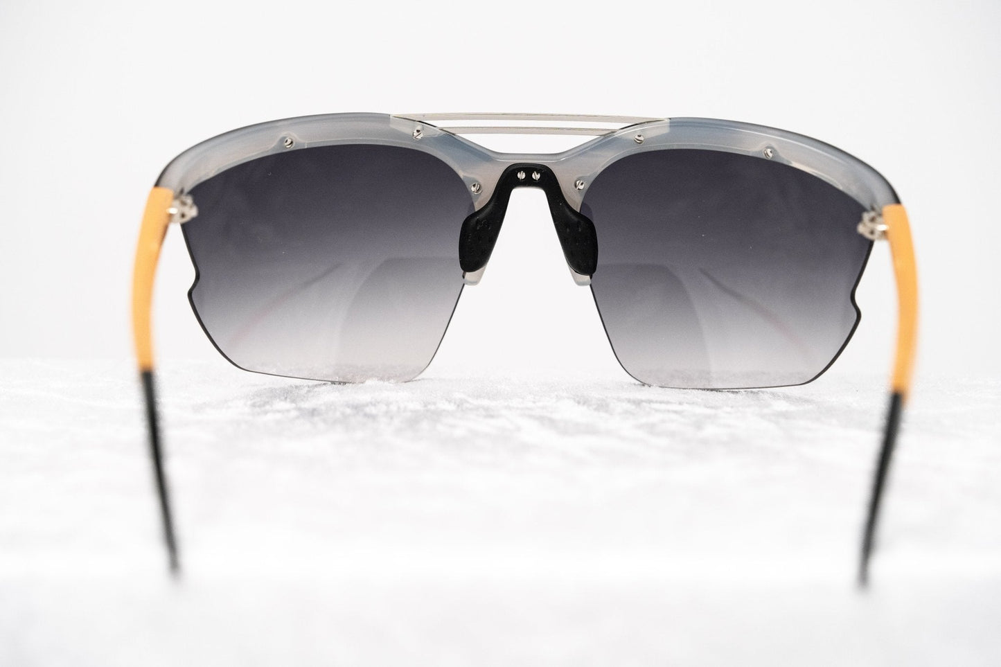 Prabal Gurung Sunglasses Special Grey Horn and Grey Gradient