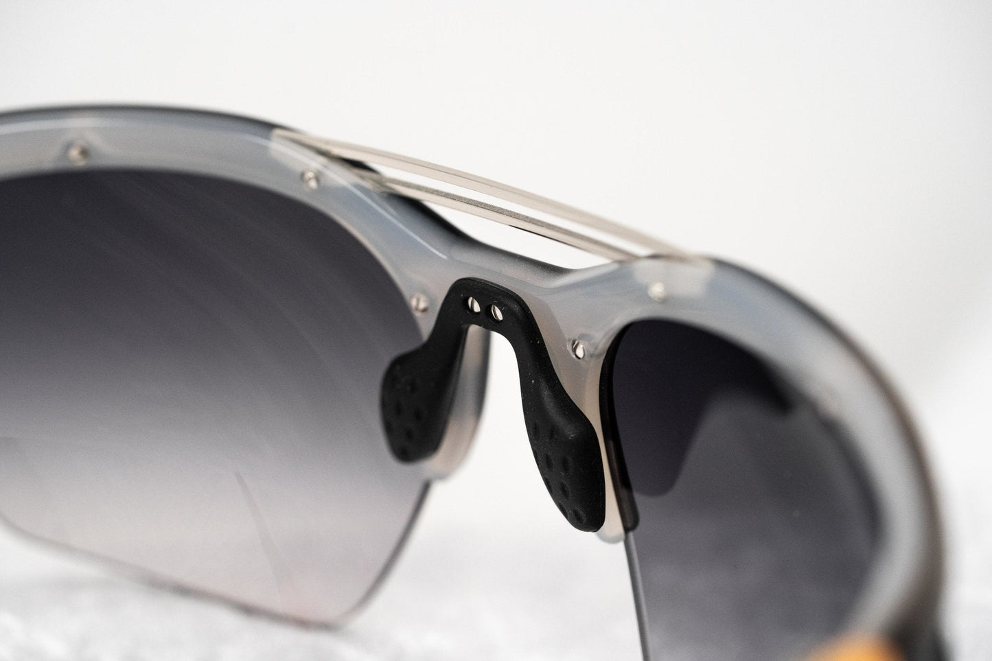 Prabal Gurung Sunglasses Special Grey Horn and Grey Gradient