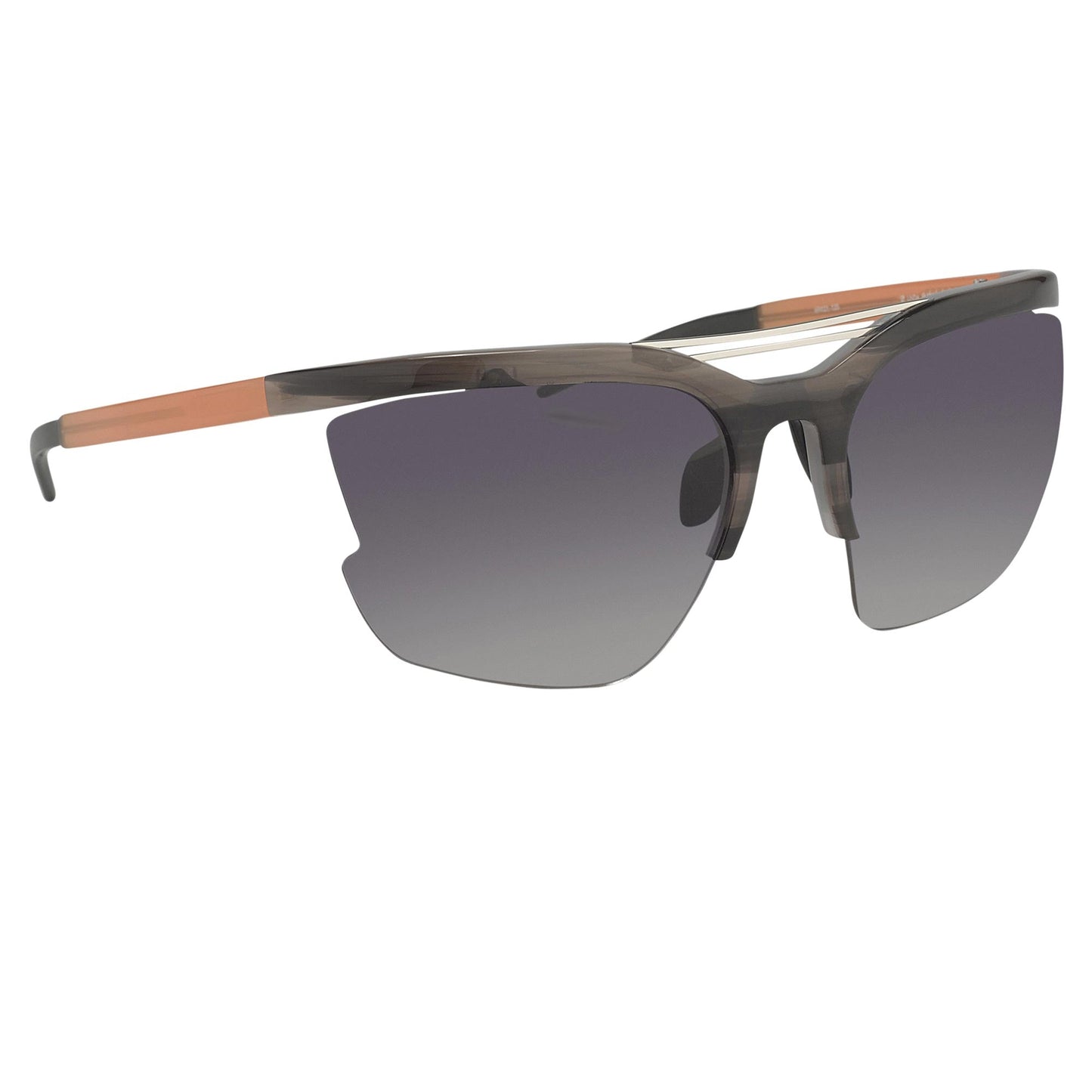 Prabal Gurung Sunglasses Special Grey Horn and Grey Gradient