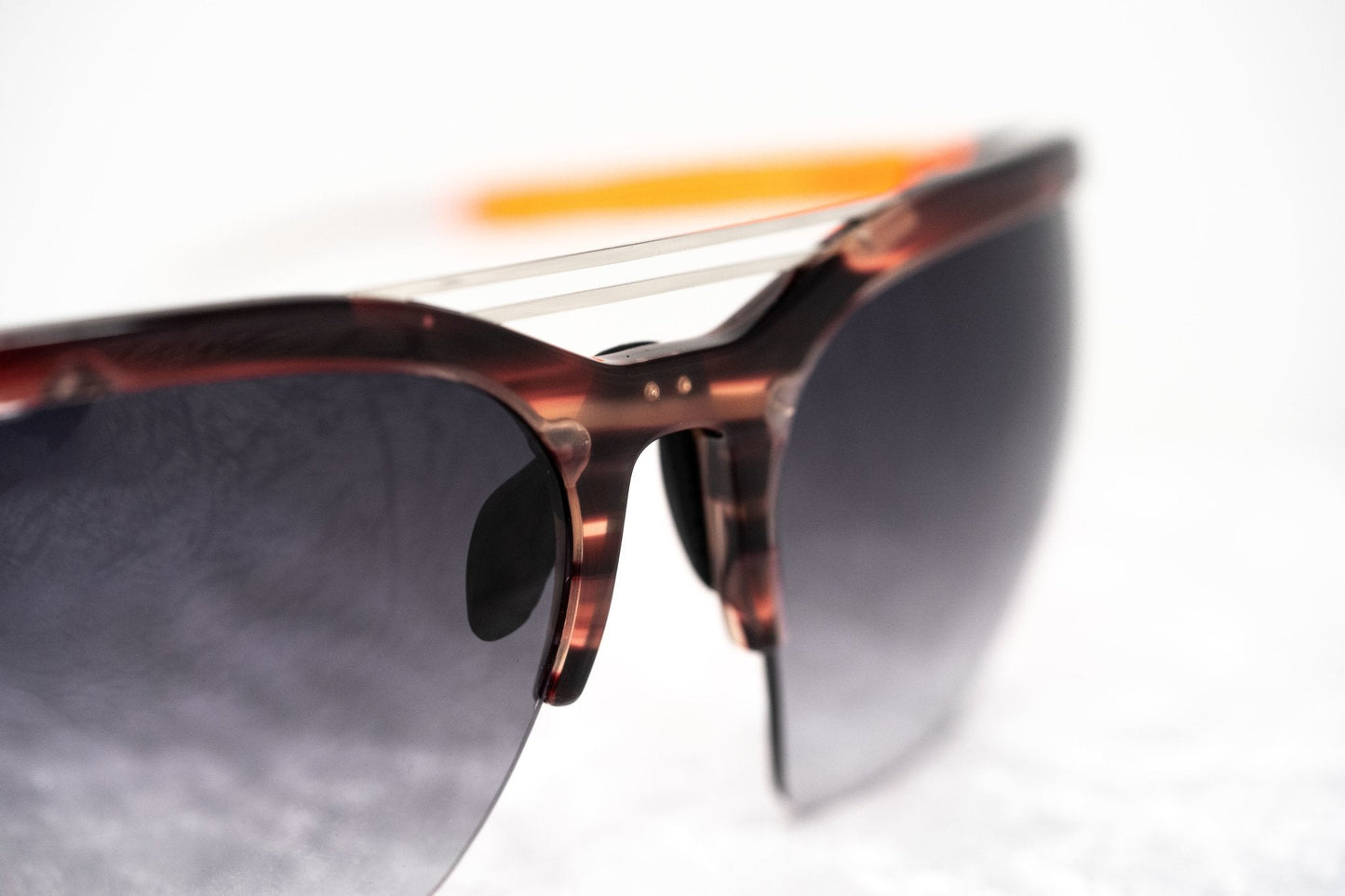 Prabal Gurung Sunglasses Special Purple Horn and Grey