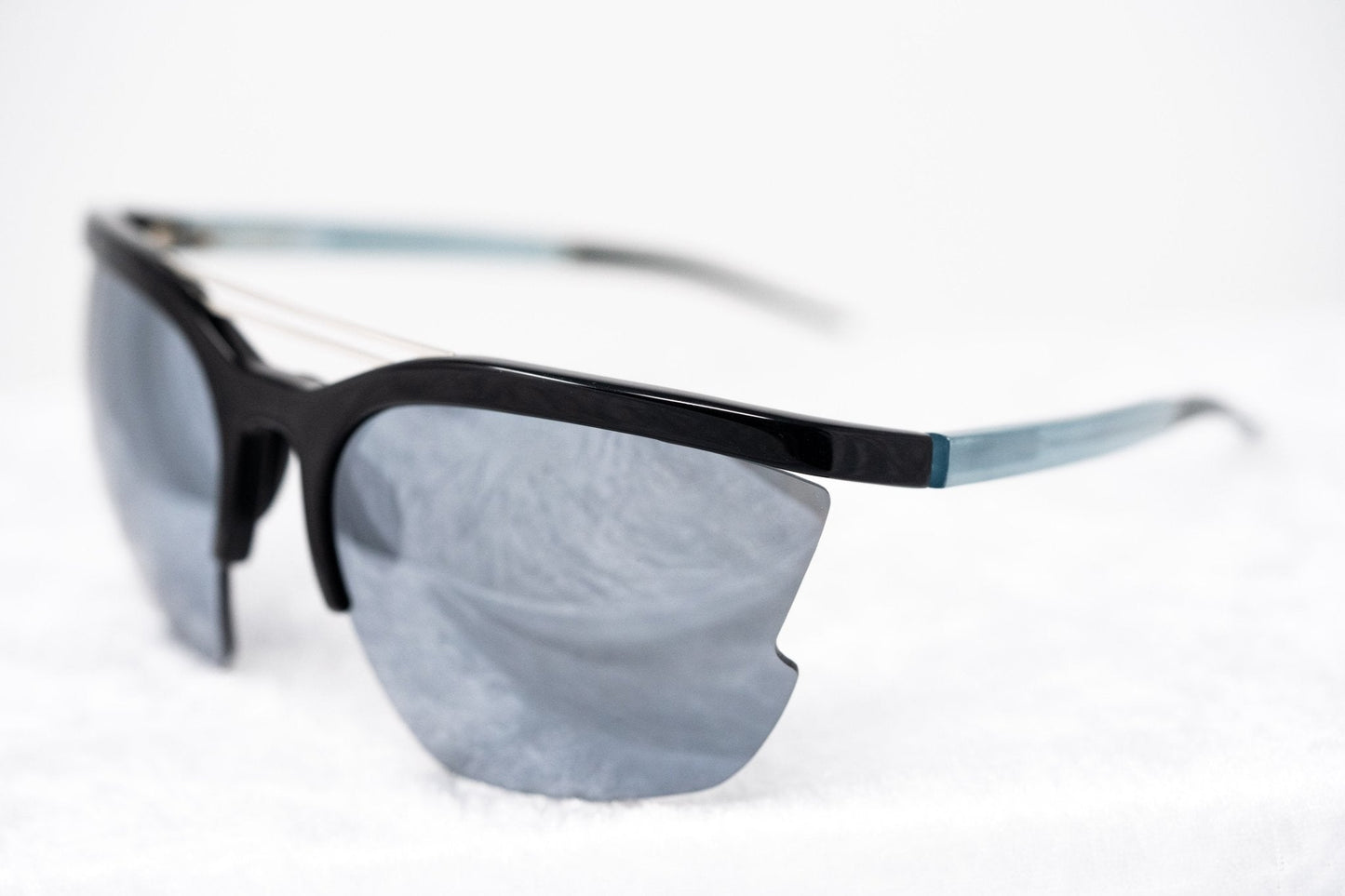 Prabal Gurung Sunglasses Special Shiny Black and Grey