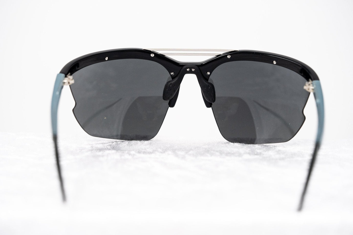 Prabal Gurung Sunglasses Special Shiny Black and Grey