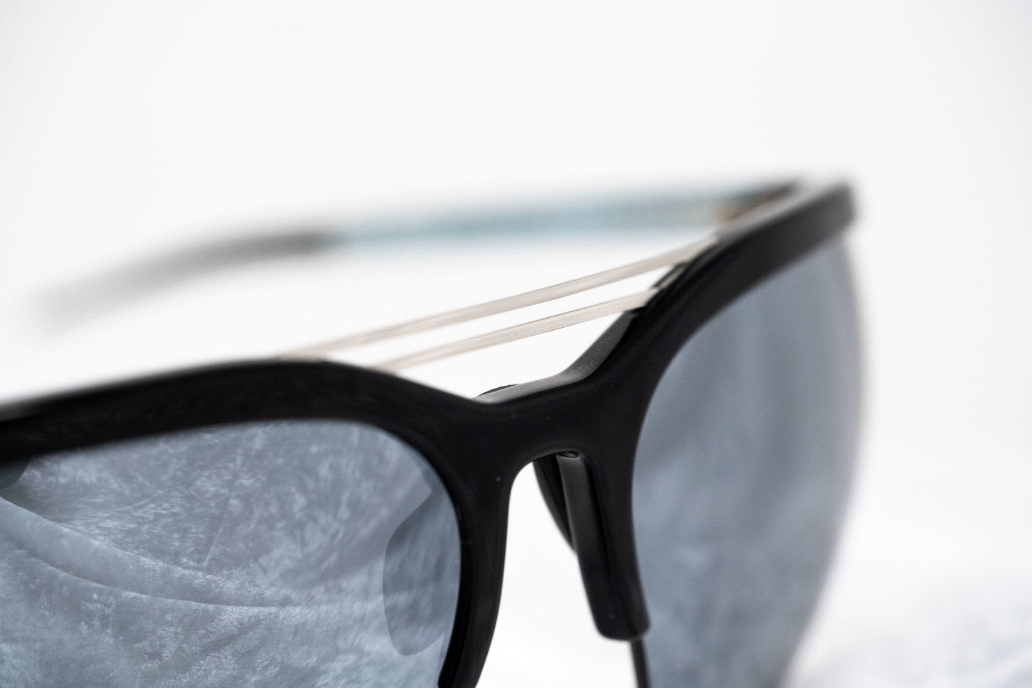 Prabal Gurung Sunglasses Special Shiny Black and Grey