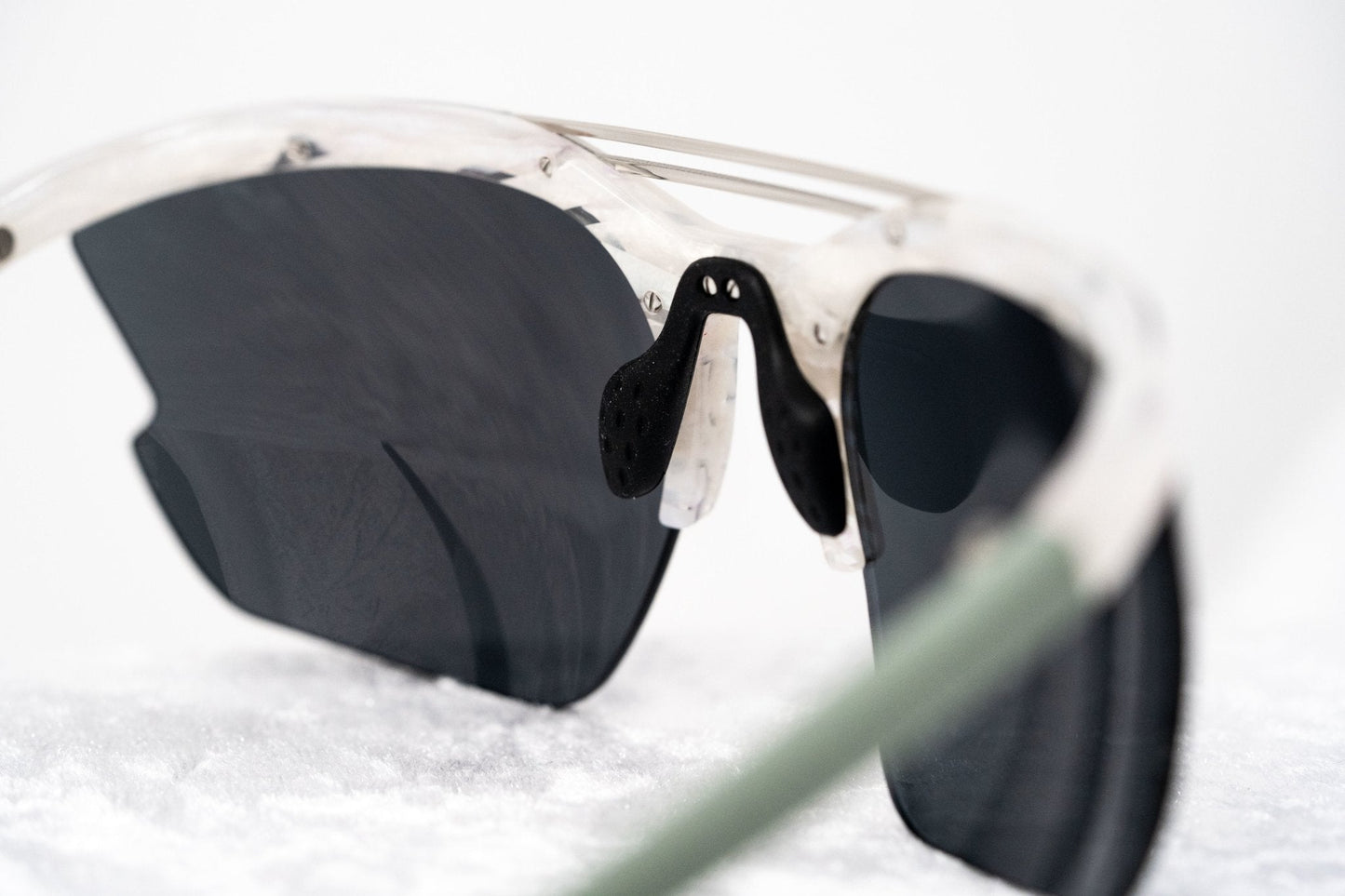 Prabal Gurung Sunglasses Special White Horn and Blue