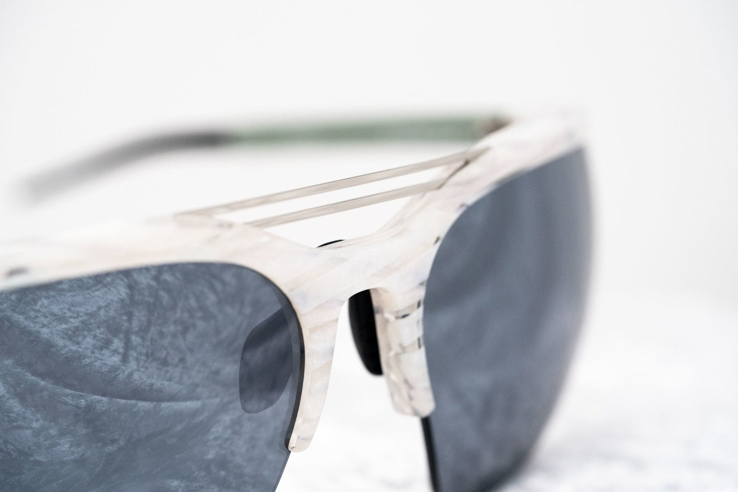 Prabal Gurung Sunglasses Special White Horn and Blue