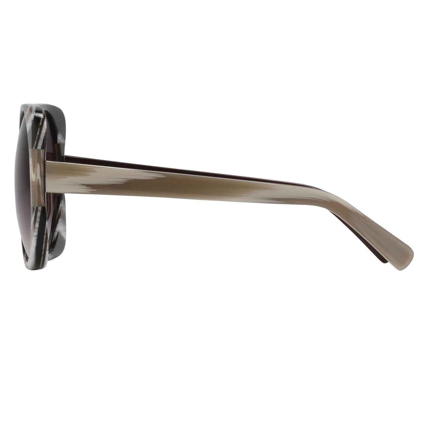 Prabal Gurung Sunglasses Square Brown and Grey