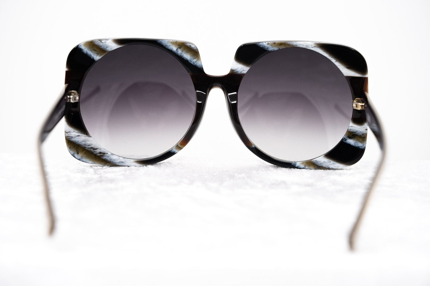 Prabal Gurung Sunglasses Square Brown and Grey
