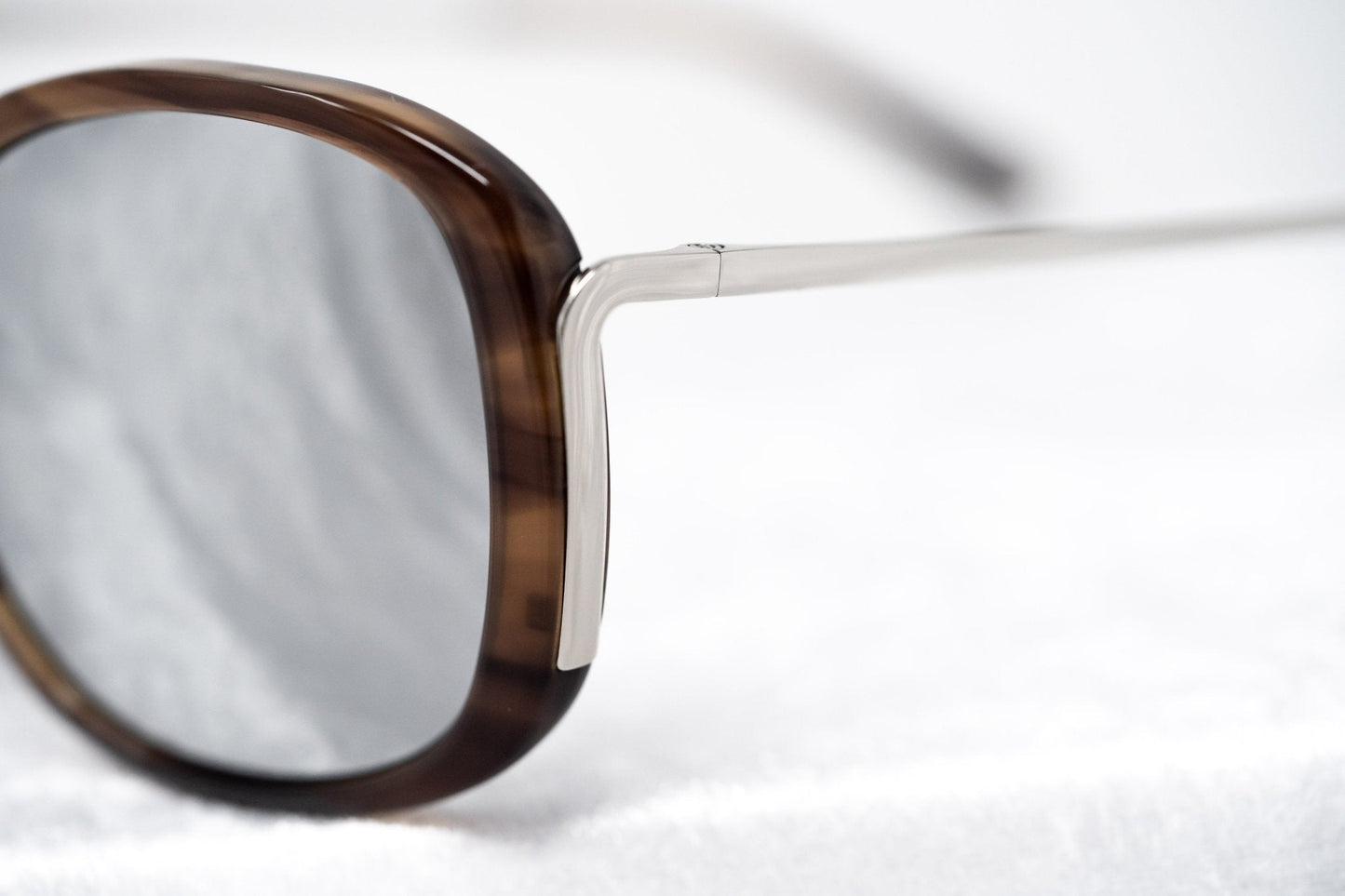 Prabal Gurung Sunglasses Oversized Tortoiseshell and Silver