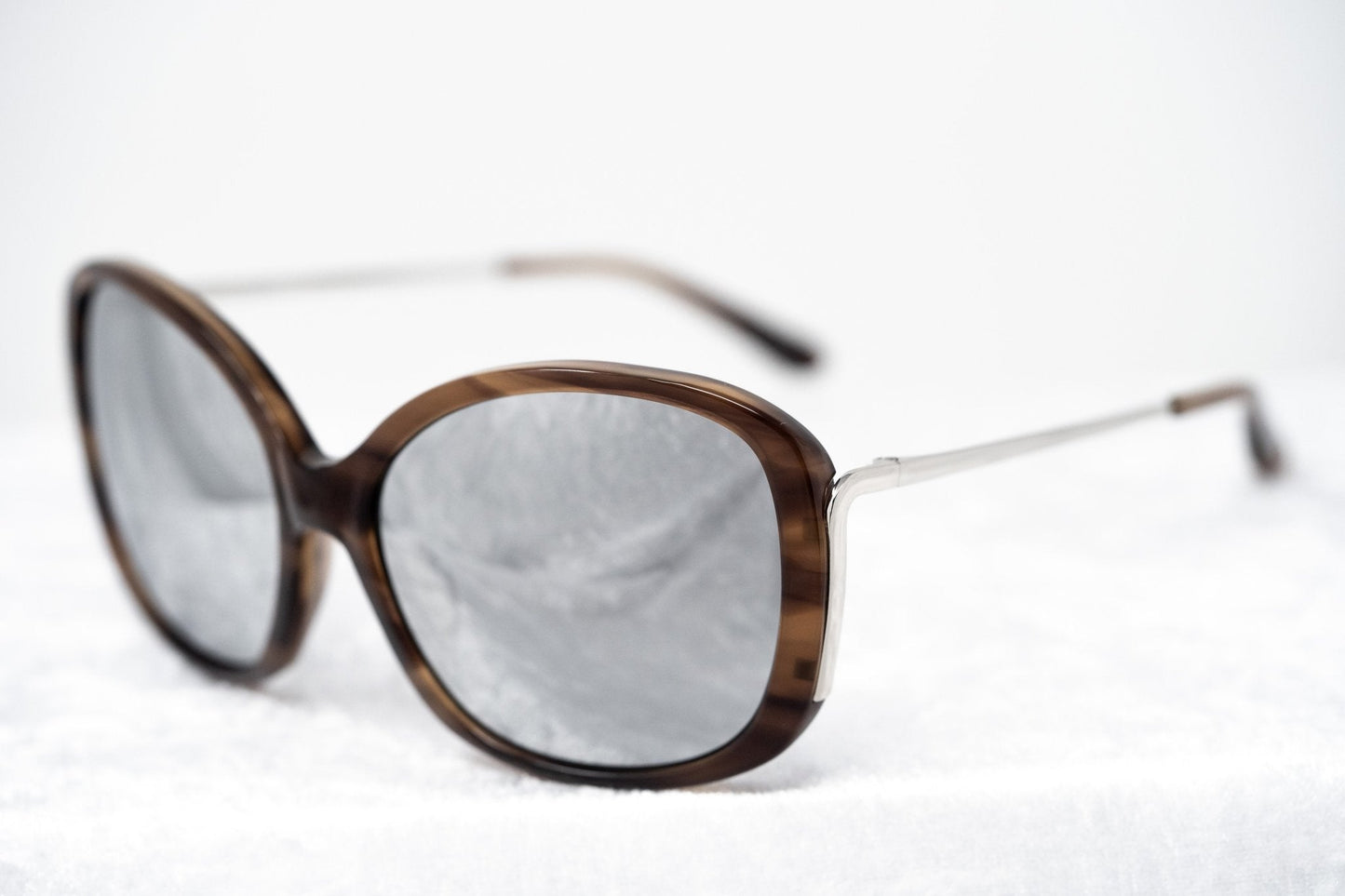 Prabal Gurung Sunglasses Oversized Tortoiseshell and Silver