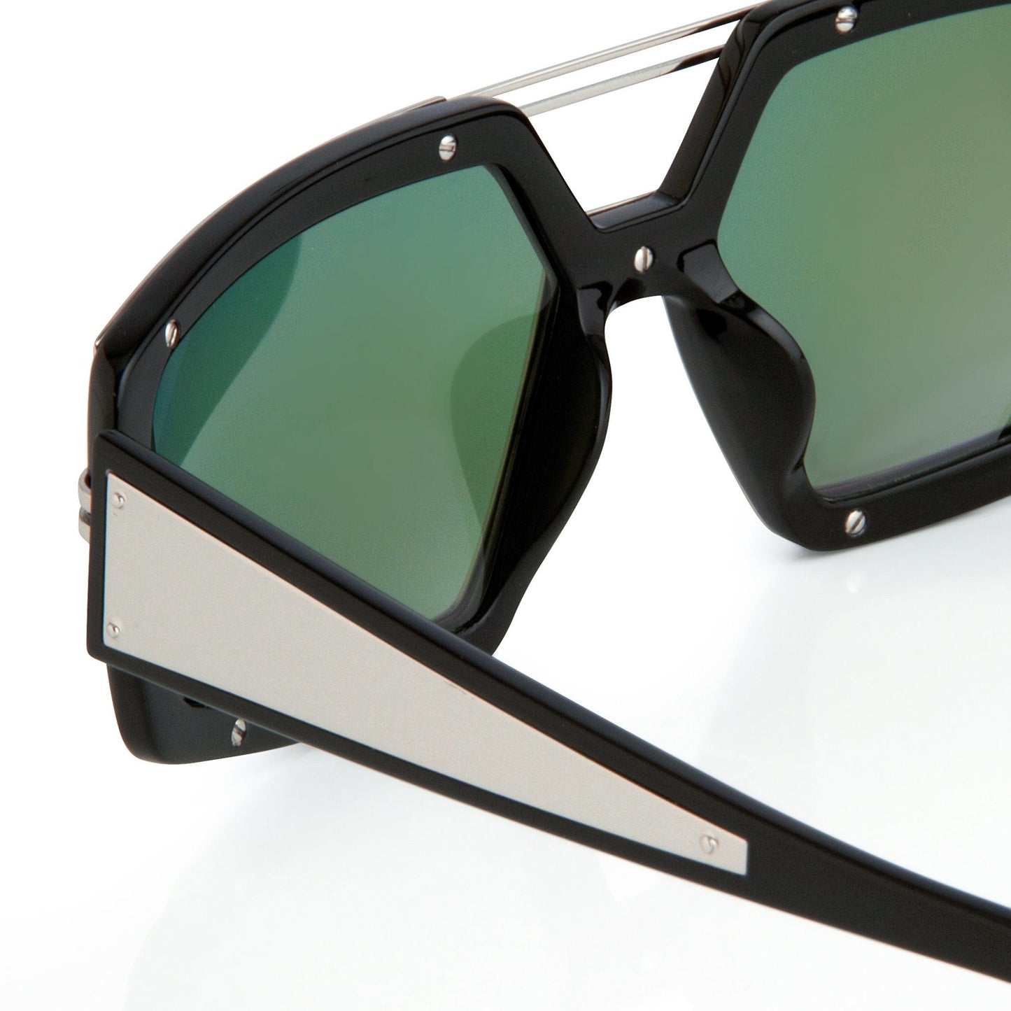 Prabal Gurung Sunglasses Rectangular Black and Purple PG3C4SUN