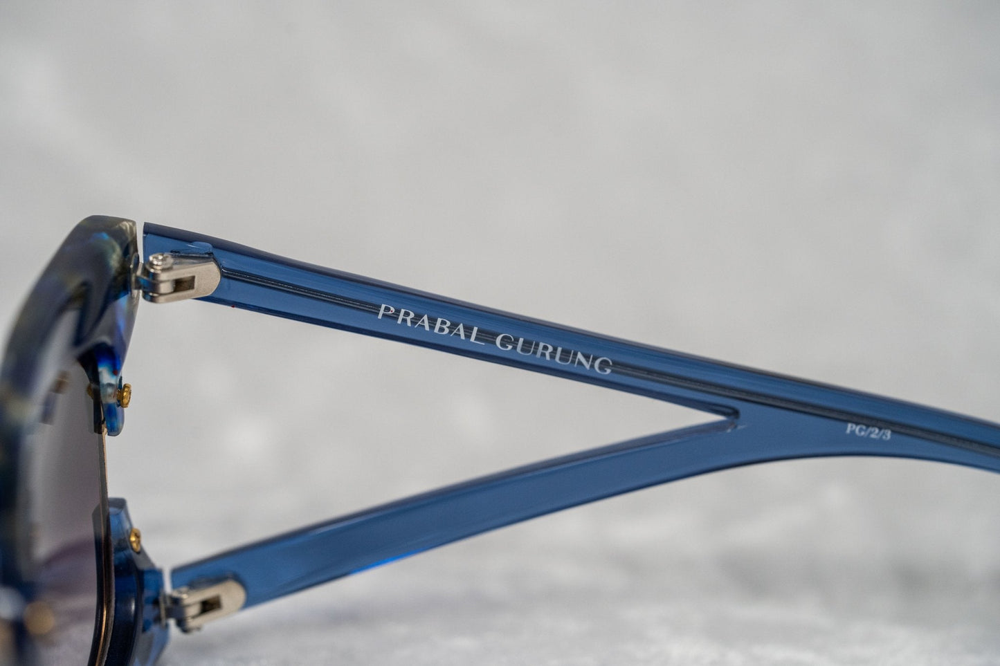 Prabal Gurung Sunglasses Rectangular Blue and Purple
