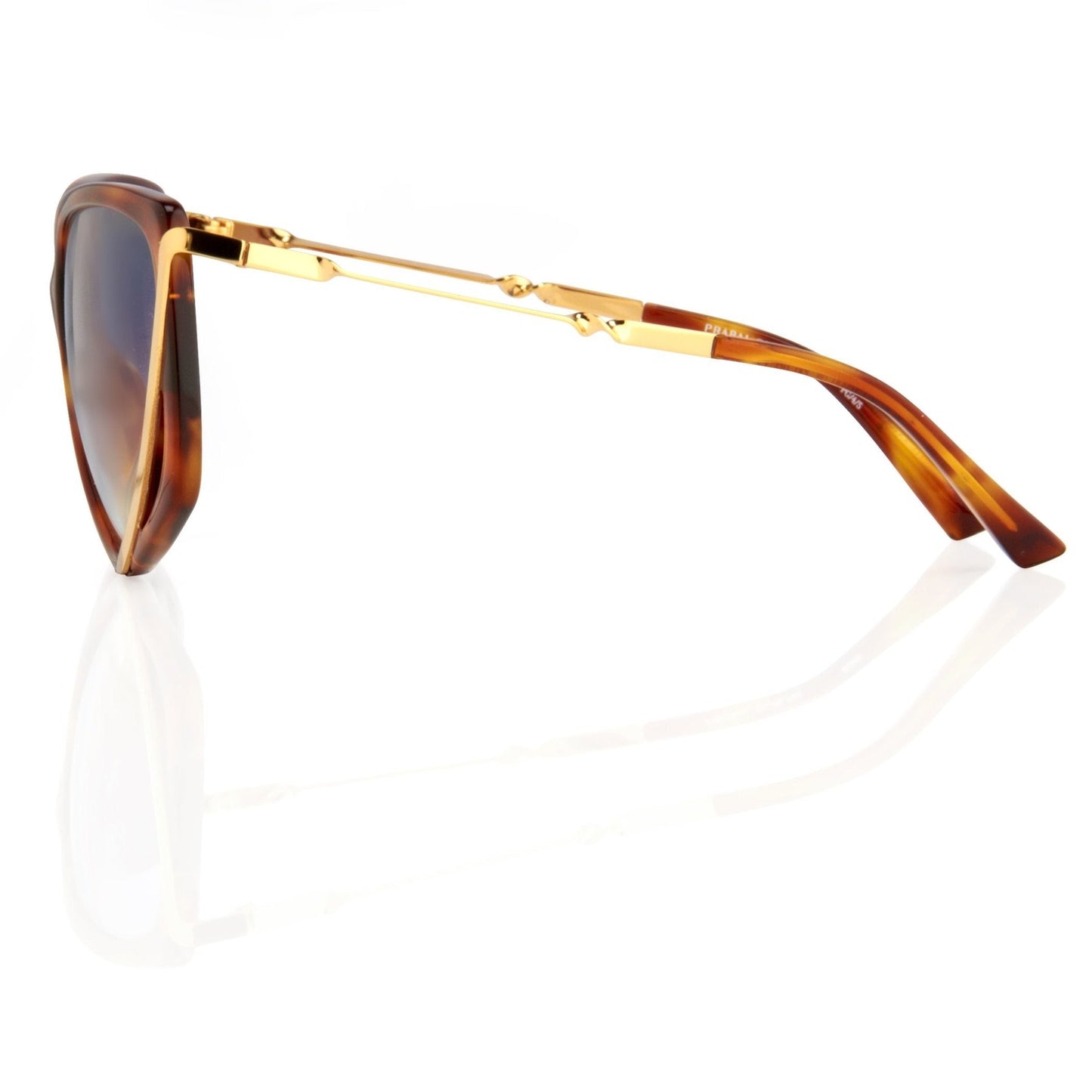 Prabal Gurung Sunglasses Rectangular Tortoise Shell and Grey