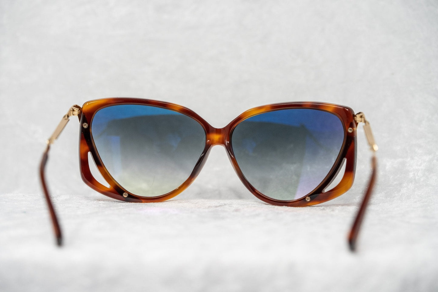 Prabal Gurung Sunglasses Rectangular Tortoise Shell and Grey