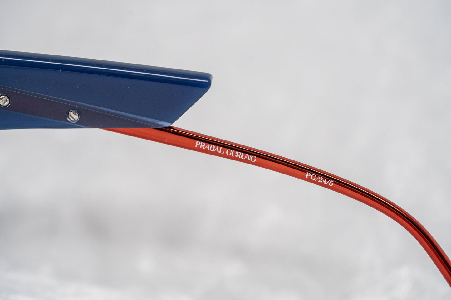 Prabal Gurung Sunglasses Round Black and Blue