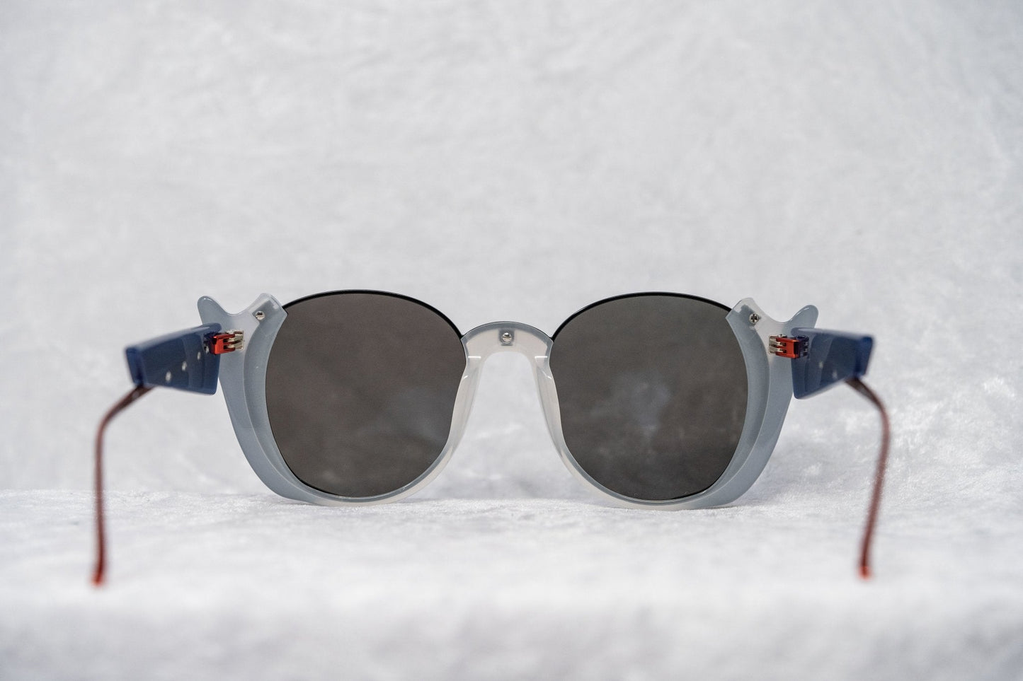 Prabal Gurung Sunglasses Round Black and Blue